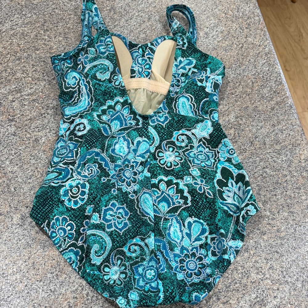 Rose Marie Reid Floral Patterned Swimsuit size 16 - Picture 7 of 11